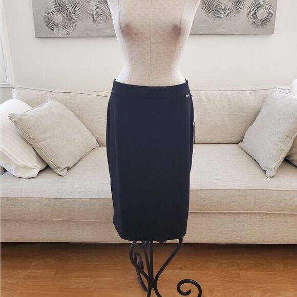 DKNY Midi Pencil Skirt sz 12 - Picture 3 of 12